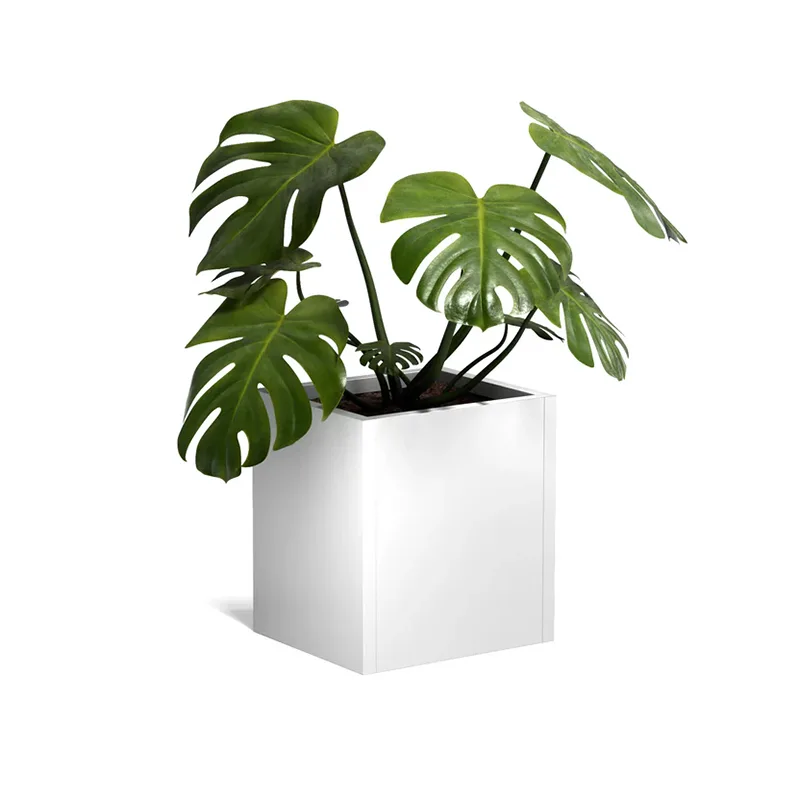 Jardinière extérieure carrée légère Jardinière extérieure carrée légère