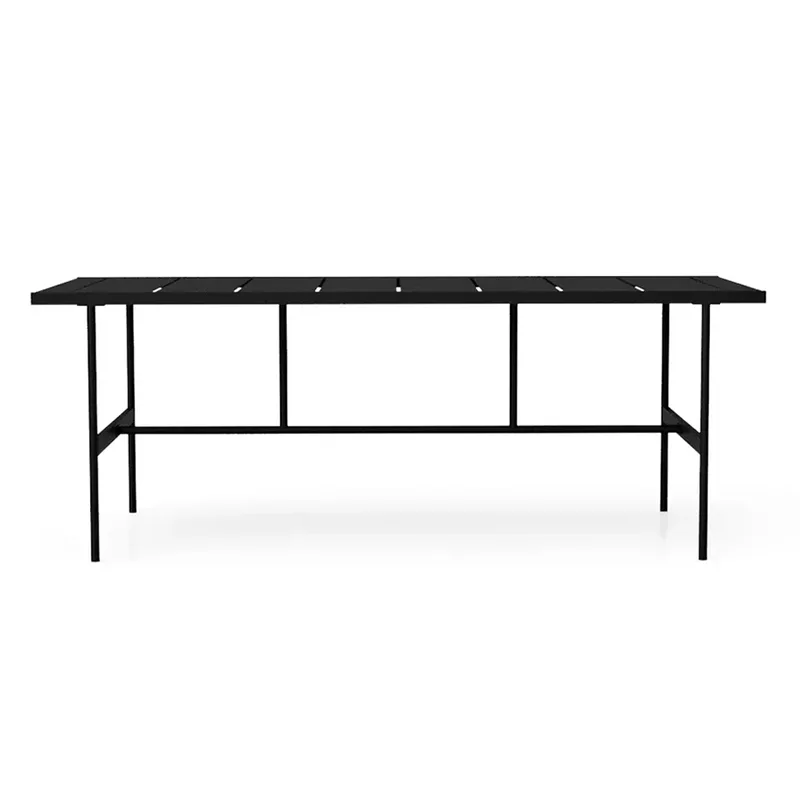 Table à manger rectangulaire d'extérieur