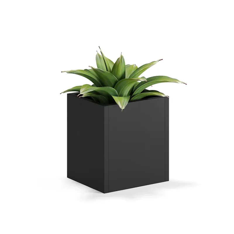 Jardinière extérieure carrée légère