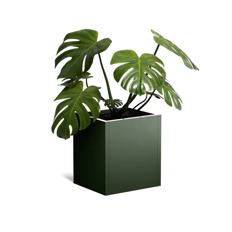 Jardinière extérieure carrée légère