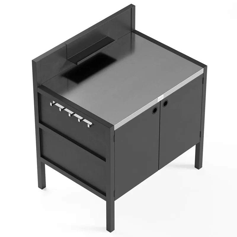 Armoire de cuisine extérieure à double porte