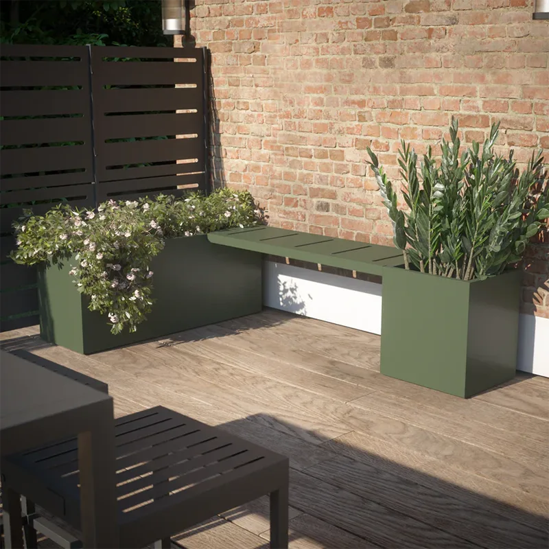 Lightweight Square Outdoor Planter Lightweight Square Outdoor Planter