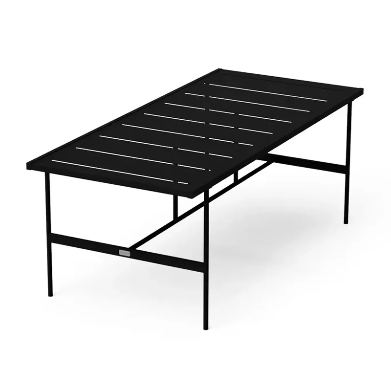 Table à manger rectangulaire d'extérieur